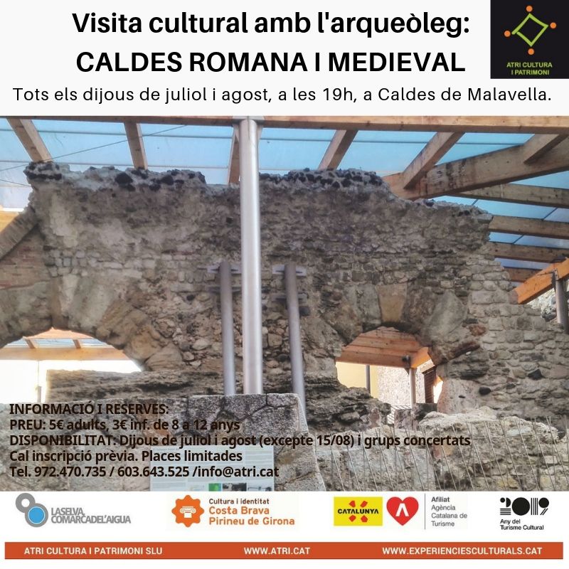 Els dijous, visita Caldes amb l’arqueòleg