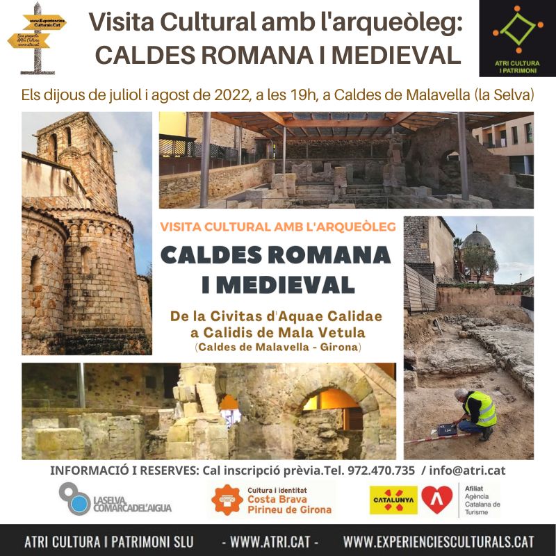 Visita cultural guiada arqueòleg Caldes Malavella